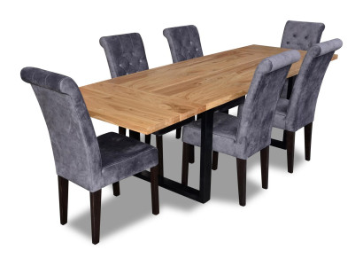 Tavolo da pranzo 6 sedie sedia tavolo Set da pranzo gruppo da pranzo tavoli 7 pezzi nuovo