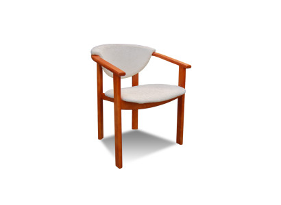 Design di lusso sedia imbottita sedie sedile schienale ufficio sala da pranzo legno massiccio K27 Nuovo.