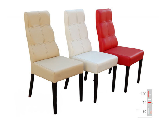 MASSICCE SEDIE IN LEGNO DESIGN IN PELLE DESIGNER PER SALA DA PRANZO CUCINA DECORATIVA