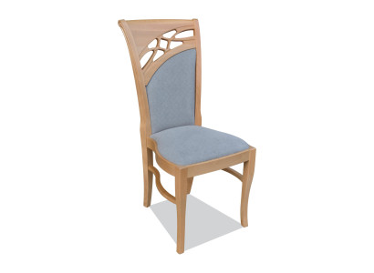 Set di sedie e poltrone da design per sala da pranzo con imbottitura in stile country.