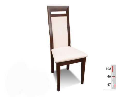 LEGNO MASSICCIO SEDIA IN LEGNO DESIGN MODERNO BEIGE SEDIA DA PRANZO LUNGA DECORATIVA