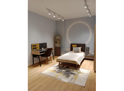 Stilove Set da camera da letto, mobili per camera da letto per ragazzi, letto + comodino.