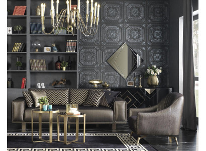 Divano 3 posti con poltrona design di lusso 3+1 divano set di mobili.