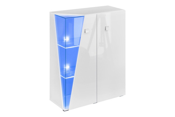 Soggiorno lussuoso set di arredamento 3 pezzi parete vivente mobili designer vetrina legno