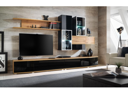 Mobili da salotto di design moderno, design moderno, lusso, pareti, mensole nuove