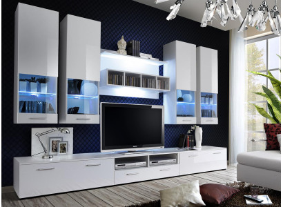 Mobile porta TV, credenza, design moderno, scaffali per soggiorno in legno, nuovi.