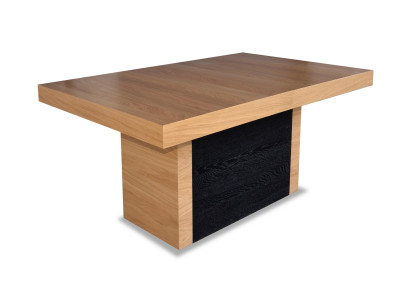 Lussuoso tavolo da pranzo in legno progettato, colonne di mobili tavolo sala da pranzo 110x250/490cm