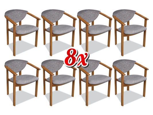 Set di cuscini per seduta design soggiorno sedia da pranzo gruppo di 8 sedie