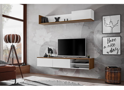 Mobile parete scaffale moderno design supporto TV arredamento soggiorno nuovo