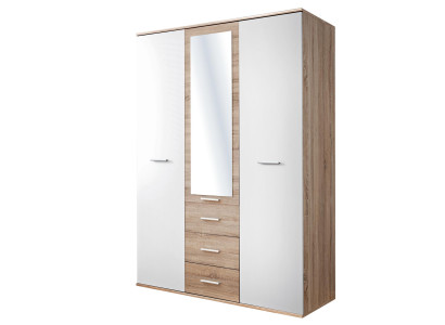 Armadio design di lusso, armadio moderno in stile per l'arredamento della camera da letto in legno.