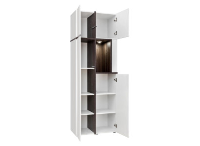 Armadio bianco stile moderno, lusso, soggiorno, designer, mobili in legno, nuovi