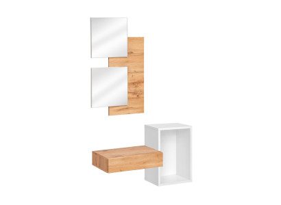 Design Set 4 pezzi Arredamento Ingresso Moderno Scaffale a Parete di Design Nuovo Mobili