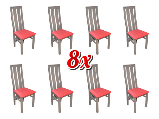 Garnitura 8 sedie Sedia Imbottita Set di design moderno Poltrona Poltrona Completo Mobili