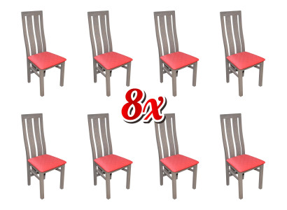 Garnitura 8 sedie Sedia Imbottita Set di design moderno Poltrona Poltrona Completo Mobili