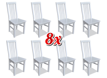 Sedia da pranzo, sedie di design, sedie da pranzo, set di 8 sedie in legno massello e stoffa nuove.   Sedia da pranzo, sedie di design, sedie da pranzo, set di 8 sedie in legno massello e stoffa nuove.