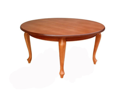 Tavolo Tavolo da pranzo Tavolo in legno XXL Tavolo da conferenza Rotondo Decorativo S19 RADIUS 150 + 50 CM