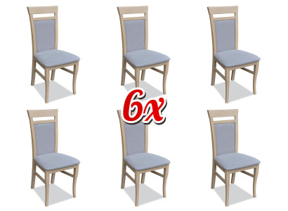 Set completo gruppo salotto 6 pezzi grigio, set di sedie da pranzo nuove  Set completo di salotto 6 pezzi grigio, set di nuove sedie da pranzo