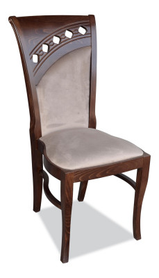 Design sedia 4x gruppo sedie poltrone set Velluto Tessuto Nuovo Sala da pranzo Ristorante