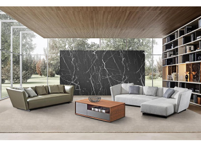 Divano angolare Divano Divanetto angolare + Divano a tre posti 3 posti Divani Divanetti Tessile