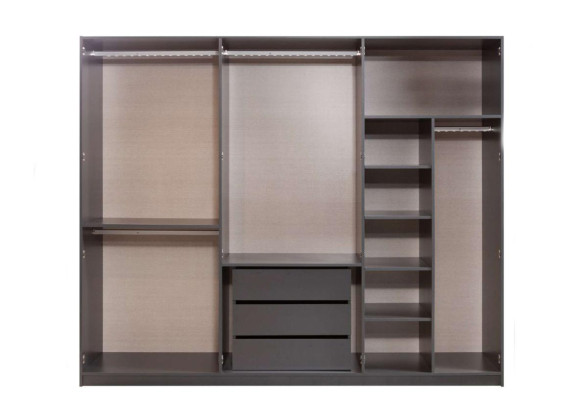 Set da camera da letto di lusso Mobili design Letto di lusso Armadio in legno