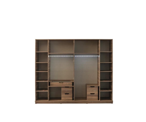 Marrone armadio da designer di lusso in legno.