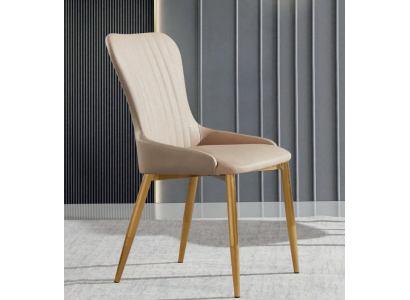 Sedie da pranzo in tessuto verde, poltrona singola di lusso in legno.