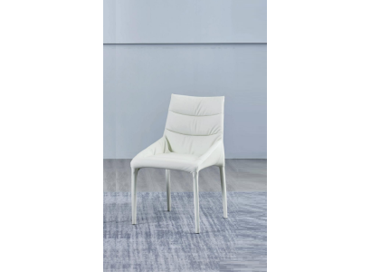 Sala da pranzo Sedia da designer bianca singola Telaio in legno Sedie con braccioli  Sala da pranzo Sedia del designer bianca singola Struttura in legno Sedie con braccioli
