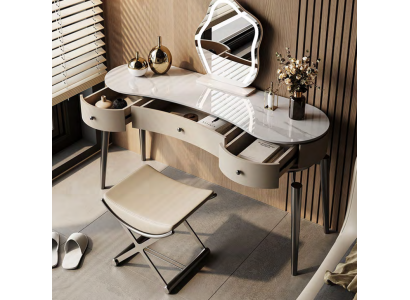 Camera da letto mobile Designer Toeletta con struttura in legno Tavolo trucco Nuovo