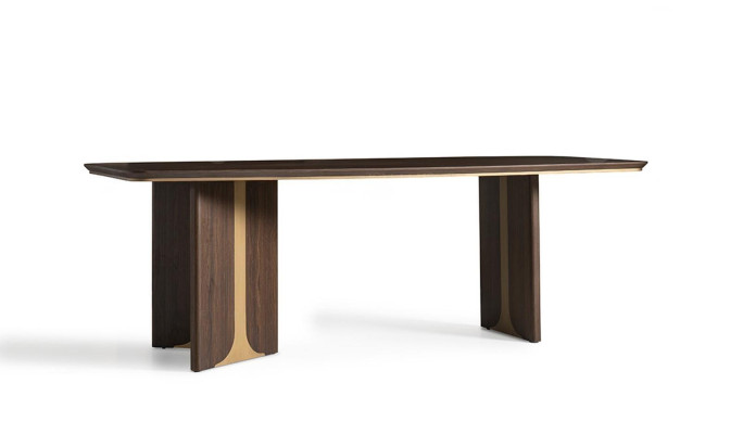 Tavolo da pranzo Sala da pranzo Tavolo da pranzo Legno Marrone Mobili da sala da pranzo