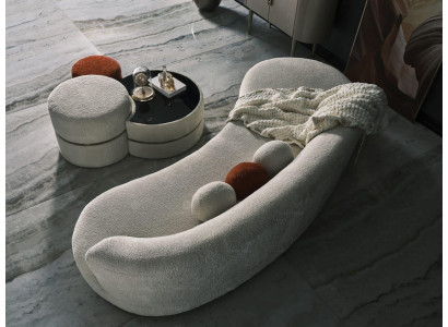 Gruppo poggiapiedi Pouf Sedile 3 pezzi Set Pouf Tavolino Pouf Moderno Tavolo