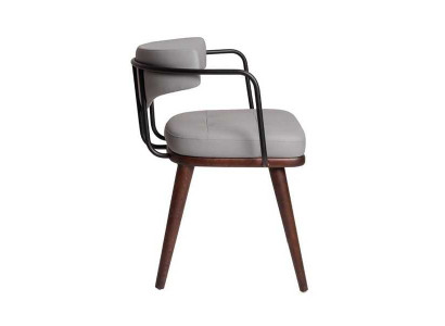 Sedia da pranzo di lusso Sedia moderna con schienale Sedia con braccioli Sedie in legno