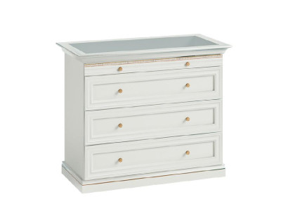 Classica credenza, comodini, mobiletto con vetrina in vetro, modello V-K-G, credenza nuova.