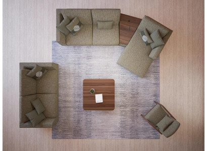 Set di divani completo 3 pezzi Divano a due posti Relax Divano ad angolo Forma ad L Moderno Poltrona