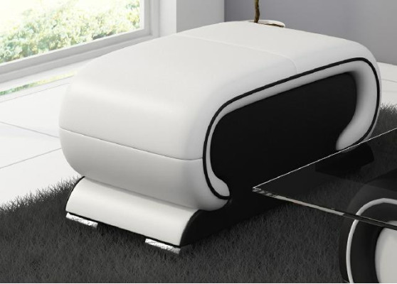 Divano in pelle Tavoli Tavolino nero Tavolino in vetro Tavolo quadrato