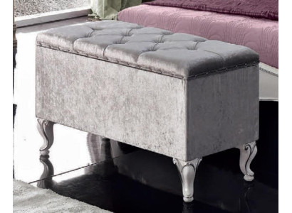 Poggiapiedi Divano Pouf Imbottito Poggiaoggetti Poggiapiedi Pouf Sedile Banca Art Deco Nuovo