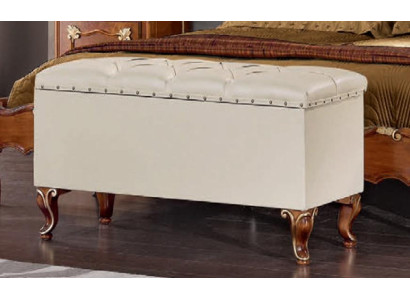 Sgabello Design Legno Mobili Italiani di Lusso Pouf da Salotto Stili Elisa Nuovo