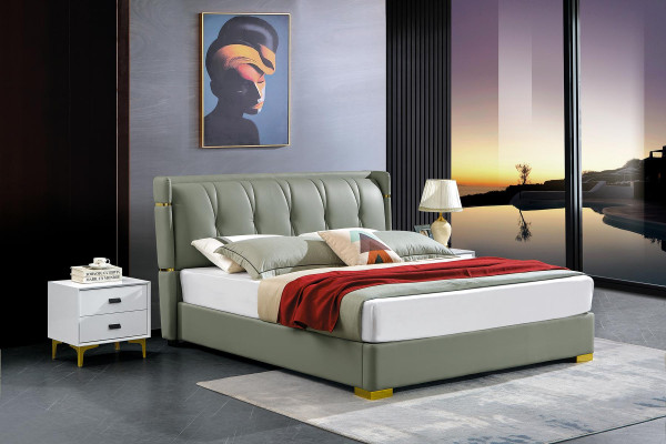 Camera da letto Letto in legno Vero legno Letto Letti Hotel 180x200 Massiccio