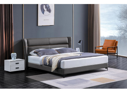 Letto di lusso Letto in pelle Letto imbottito Contenitore letto Camera da letto matrimoniale Letti