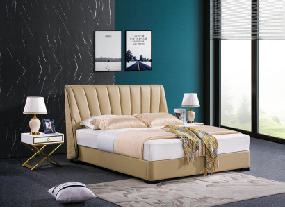 Letto matrimoniale Camera da letto Letti Mobili di lusso Letto matrimoniale Arredamento per hotel