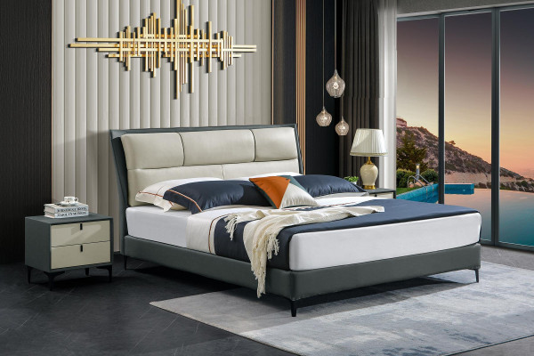 Letto design struttura letto hotel in metallo letti matrimoniali camera da letto legno