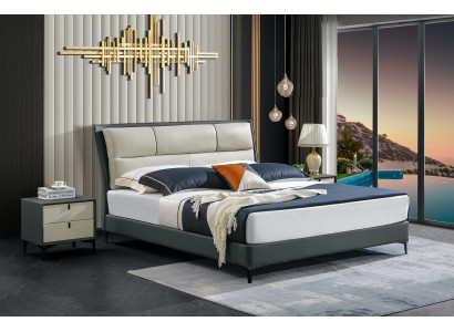 Letto design struttura letto hotel in metallo letti matrimoniali camera da letto legno