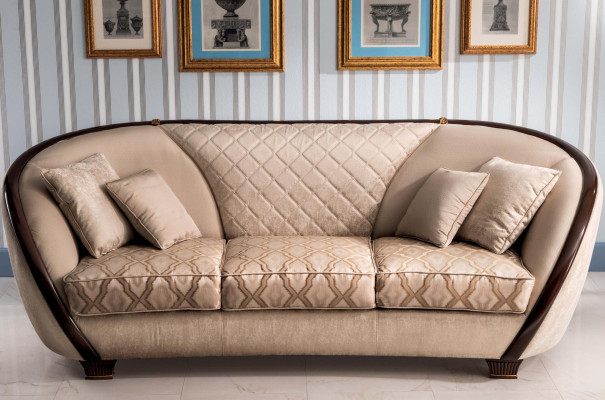 Classe di lusso 3 + 1 Set divano italiano Mobili Divano Divano Nuovo arredoclassic™