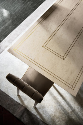 Tavolo da pranzo 4 sedie Sala da pranzo Tavolo Stile Rococò Barocco Liberty royal lusso