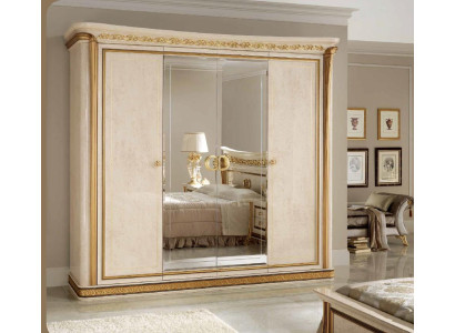 Armadio 4 ante antico stile barocco rococò Art nouveau Mobili camera da letto