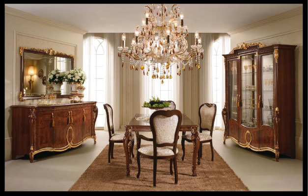 XXL vetrina in vetro, credenza pensile stile barocco, rococò, art nouveau.