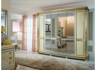 Mobili classici Armadio Armadio Armadio Guardaroba 6 ante Legno Nuovo