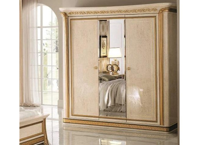 Armadio in legno per camera da letto con 3 porte, armadi di lusso arredoclassic.