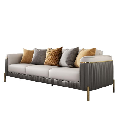 Sofà 3 posti Set design divano imbottito divani moderni tavolo nuovo
