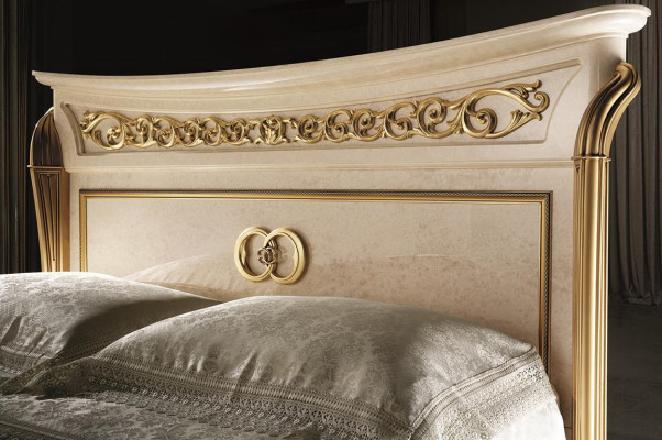 3 pezzi. Set camera da letto Letto 2x Comodino Console Letto matrimoniale Hotel Imbottito