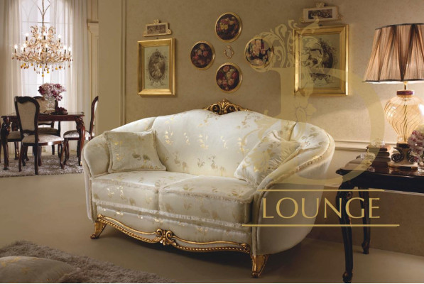 arredoclassic™ Divano a tre posti imbottito con funzione letto Schlafsofa Bettfunktion Nuovo